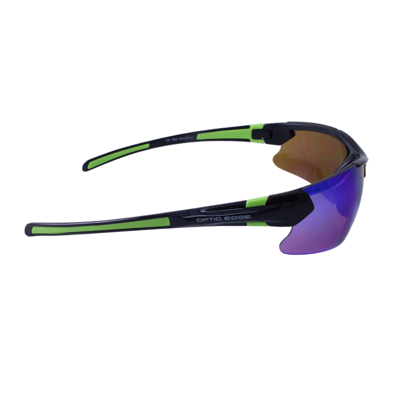 Optic Edge® Ricochet Black/Orange,Black/Blue,Black/Green,Silver/Orange Sport Wraps
