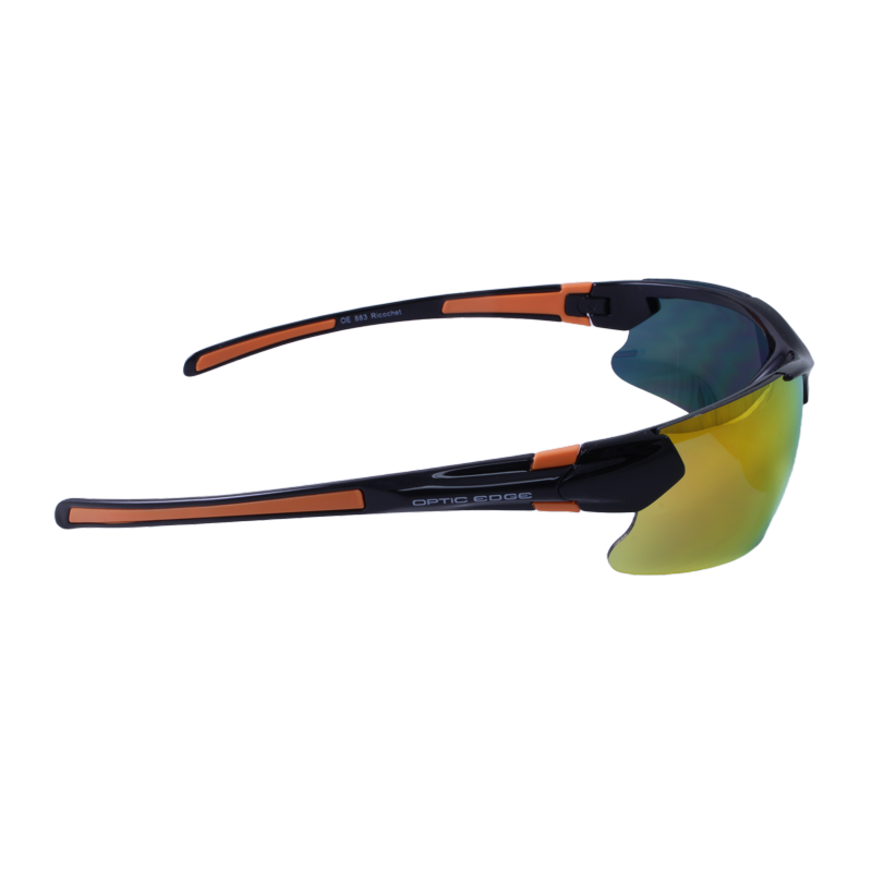Optic Edge® Ricochet Black/Orange,Black/Blue,Black/Green,Silver/Orange Sport Wraps
