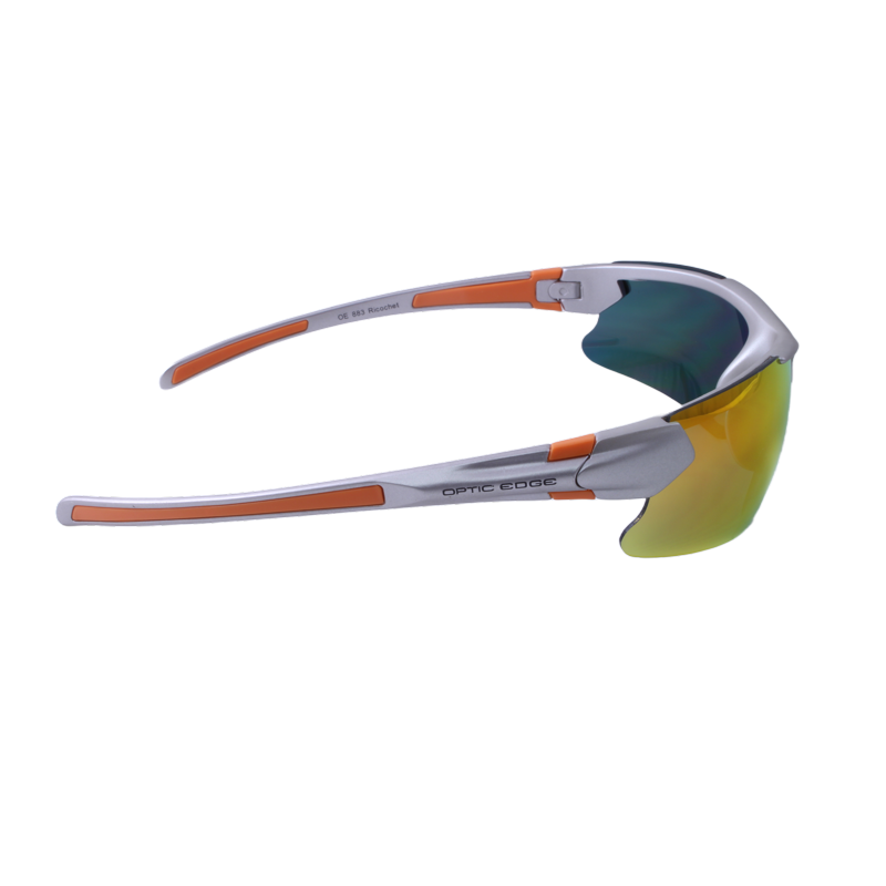 Optic Edge® Ricochet Black/Orange,Black/Blue,Black/Green,Silver/Orange Sport Wraps