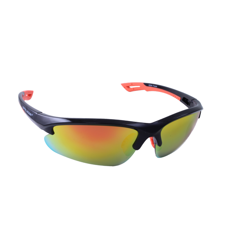 Optic Edge® Fireball Glossy Black/Orange Sport Wraps