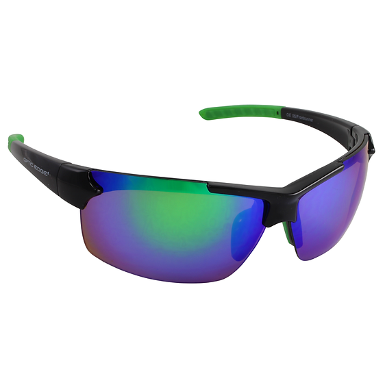 Optic Edge® Frontrunner Black/Green Sport Wraps