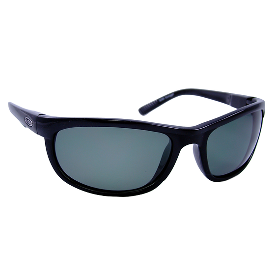 Sea Striker® Outrigger Glossy Black / Blue Mirror,Glossy Black / Solid Grey Polarized Sunglasses