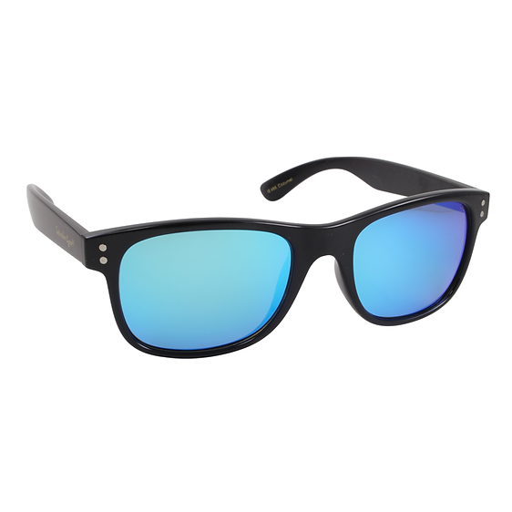 Islander Eyes® Cozumel Black / Blue Mirror Polarized Sunglasses