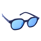 Islander Eyes® Grenada Glossy Black/Blue Mirror Polarized Sunglasses