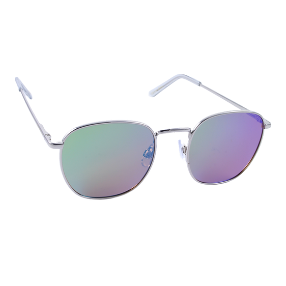 Islander Eyes® Elba Silver / Green Mirror Polarized Sunglasses