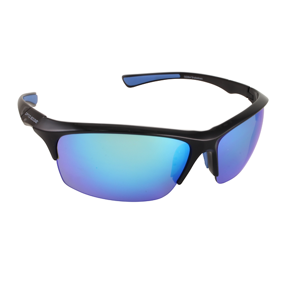 Optic Edge® Shakedown Black/Blue Sport Wraps