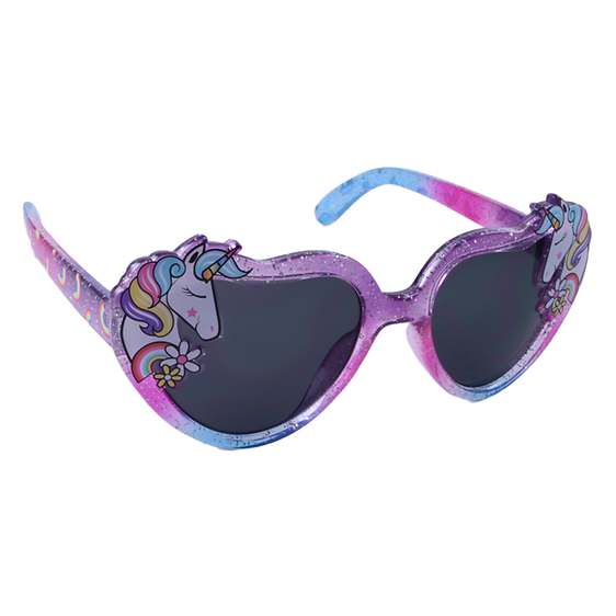 Just A Shade Smaller® Unicorn Rainbow Pink Children's Sunglasses