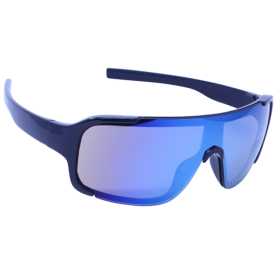 Just A Shade Smaller® Flash Black/Blue Mirror Children's Sunglasses