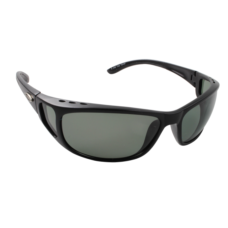 Sea Striker Tide Tamer Polarized Sunglasses with Black Frame and Grey