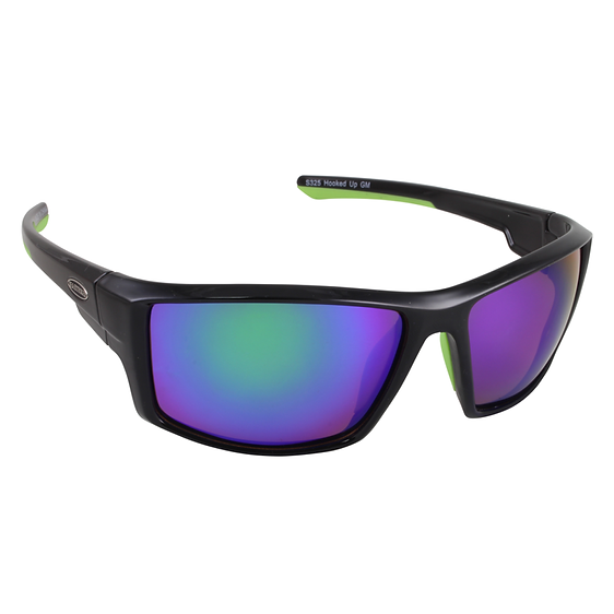 Sea Striker® Hooked Up Green Mirror Polarized Sunglasses