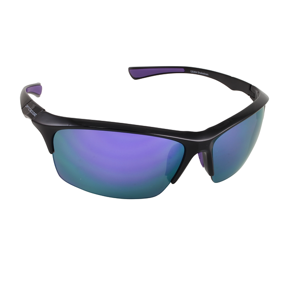Optic Edge® Shakedown Black/Purple Sport Wraps