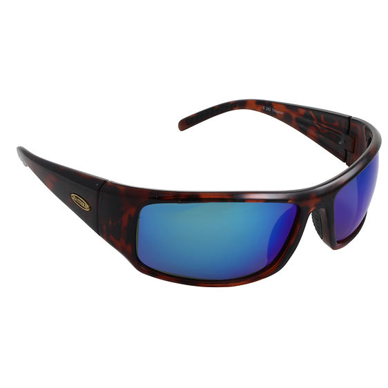  Sea Striker High Tider Polarized Sunglasses, Tortoise  Frame/Blue Mirror : Clothing, Shoes & Jewelry