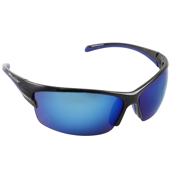 Optic Edge® Breakaway Glossy Black/Blue Sport Wraps
