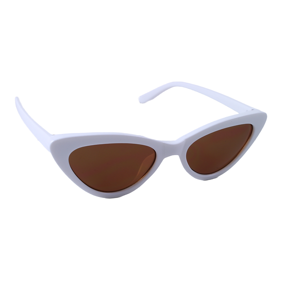 Just A Shade Smaller® Dazzle White/Brown Children's Sunglasses