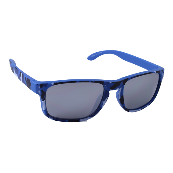 Just A Shade Smaller® Fighter Blue Camo Children's Sunglasses