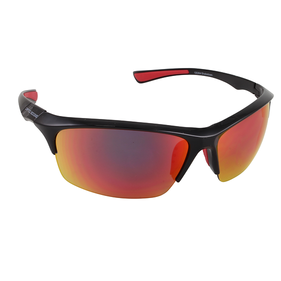 Optic Edge® Shakedown Black/Red Sport Wraps