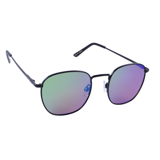 Islander Eyes® Elba Black / Green Mirror Polarized Sunglasses