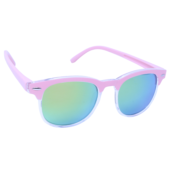 Just A Shade Smaller® Club 2.0 Pink Gradient/Yellow Mirror Children's Sunglasses
