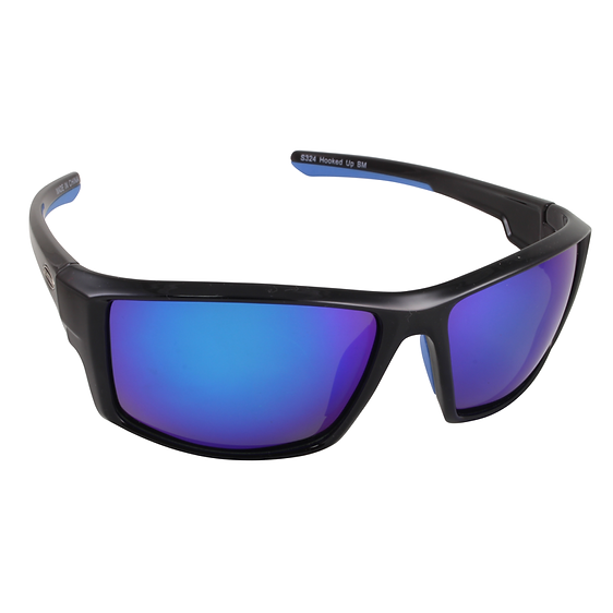 Sea Striker® Hooked Up Blue Mirror Polarized Sunglasses