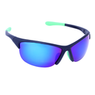 Just A Shade Smaller® Slam Black/Green Mirror/Green Rubber Children's Sunglasses