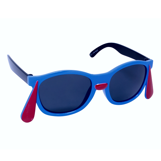 Just A Shade Smaller® Woof Blue Frame/Black Temples Children's Sunglasses
