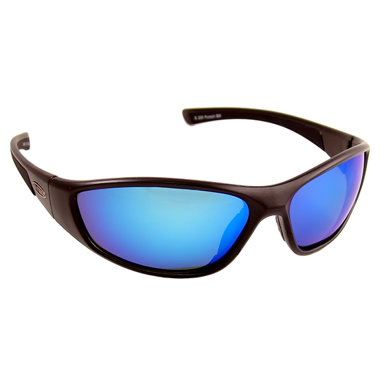 Sea Striker® Pursuit Black / Blue Mirror Polarized Sunglasses