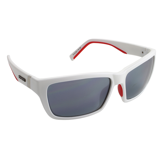 Top Deck Fade White/Flash Smoke Polarized Sunglasses