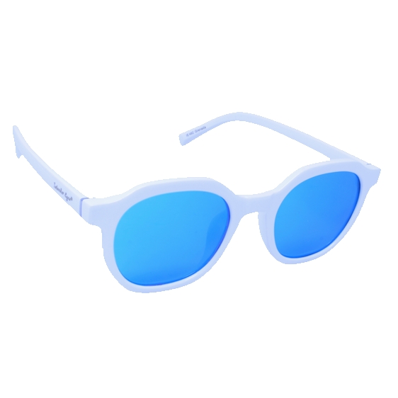 Islander Eyes® Grenada White/Blue Mirror Polarized Sunglasses