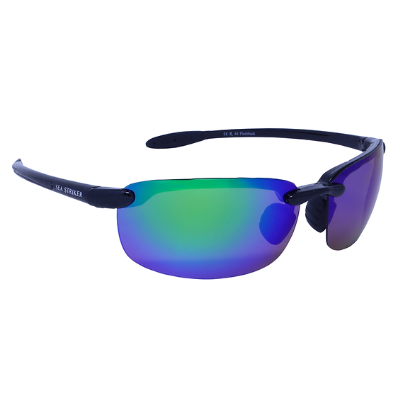 Sea Striker® Sea Hawk 2.0 Green Mirror Polarized Sunglasses