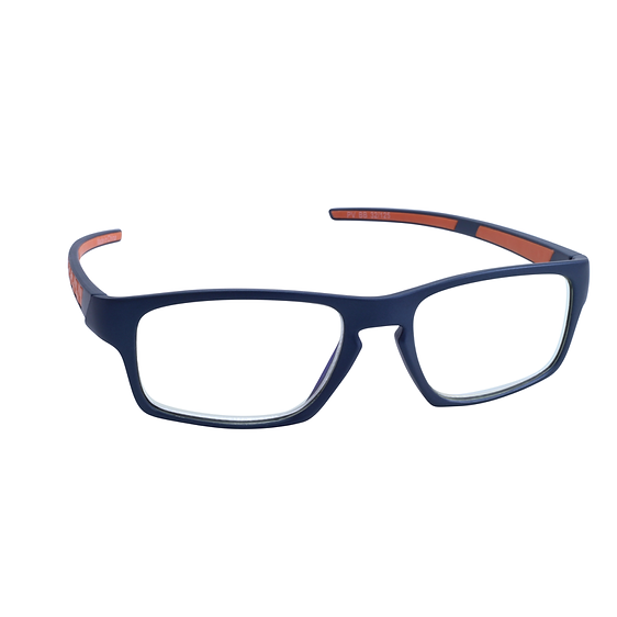 Perfect Vision® Blue Light Reader - Sport Navy/Orange / +1.25,Navy/Orange / +1.50,Navy/Orange / +1.75,Navy/Orange / +2.00,Navy/Orange / +2.50 Blue Light Reading Glasses