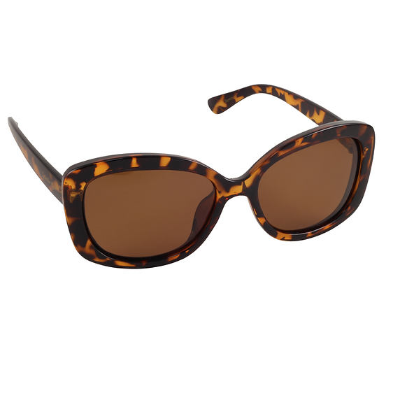 Islander Eyes® Dominica Yellow Tortoise/Brown Polarized Sunglasses